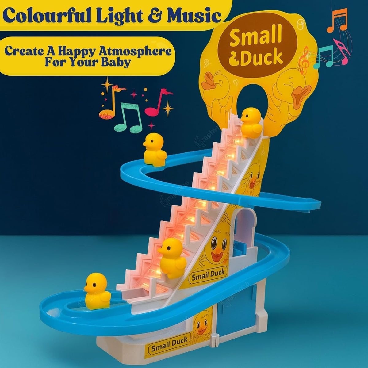 KIDSCART QuackSteps™ — Musical Duck Stair Climber
