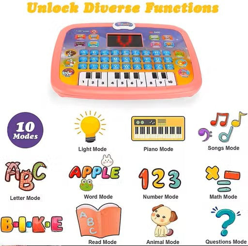 KIDSCART LearnPlay™ — Interactive Kids Learning Laptop