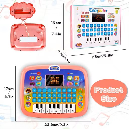 KIDSCART LearnPlay™ — Interactive Kids Learning Laptop