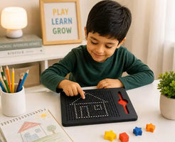 KIDSCART Scribblio™ — Magnetic Learning & Drawing Board